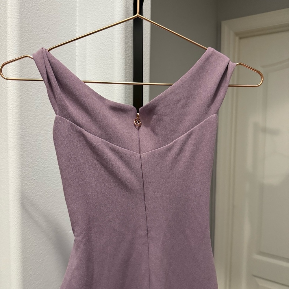 NWT NOOKIE Dolly Midi Dress in Soft Violet Purple Bodycon Stretch Size XS Formal - Picture 8 of 10